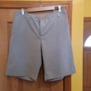 Travis Mathew Men's Shorts in Blue-Grey Sized 36